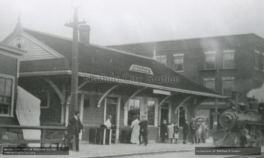 Postcard: Boston, Revere Beach & Lynn Railroad Station, Winthrop Beach, Massachusetts